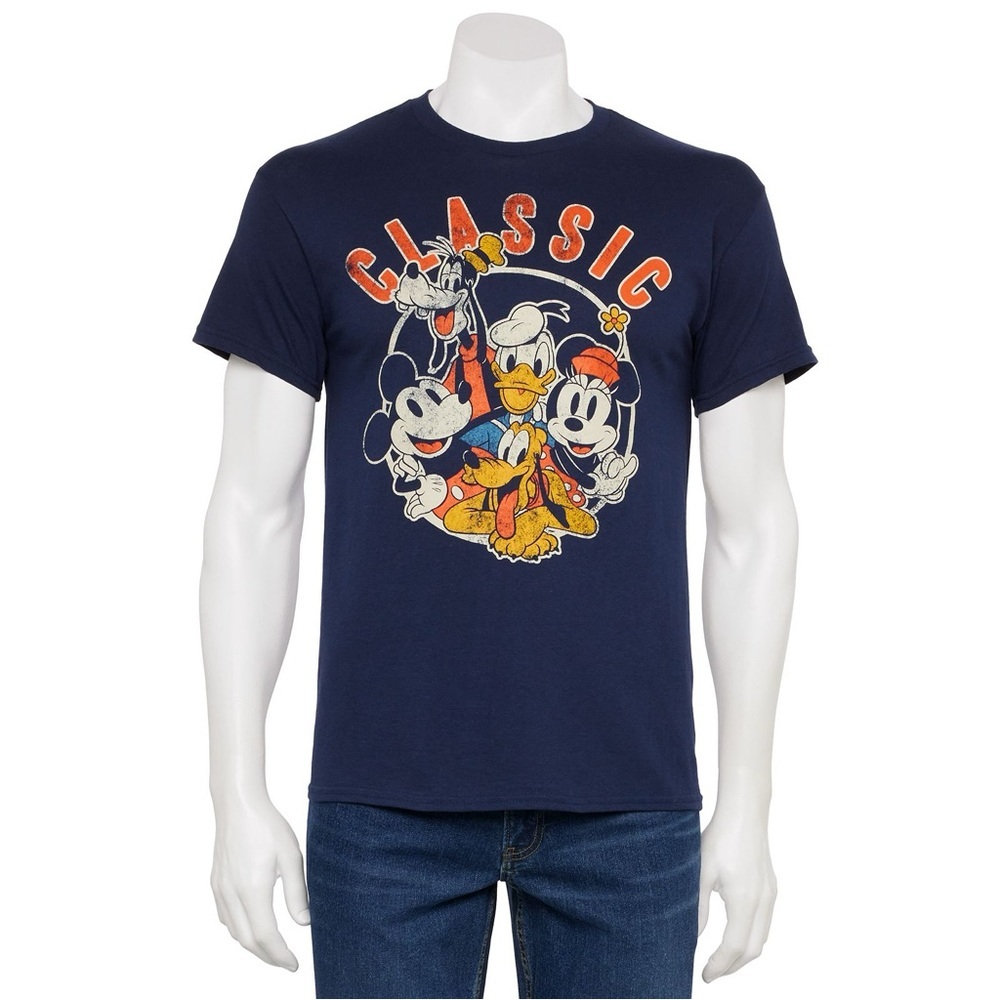 Disney's Mickey Mouse & Friends Unisex Vintage Graphic Tee/ T-shirt | NEW/NWOT!!